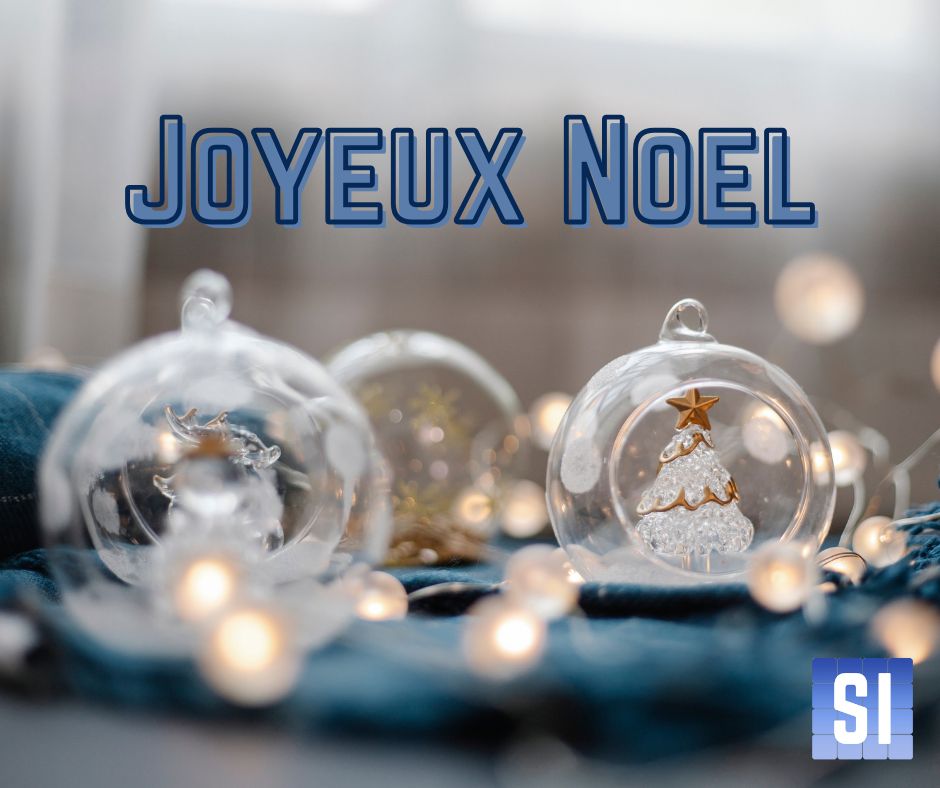 texte "joyeux noel" avec comme illustration des boules de noel